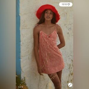 NWT $148 Anthropologie Farm Rio x Anthropologie Tie-Strap Mini Nap Dress XSP